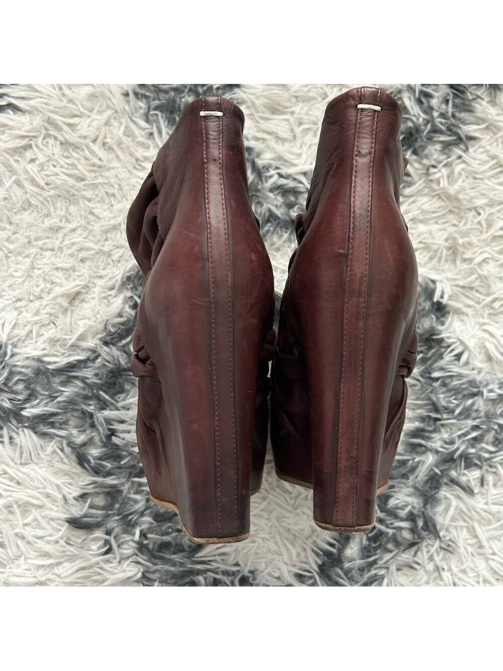 Maison Martin Margiela Leather Slouch Boots - Picture 3 of 7